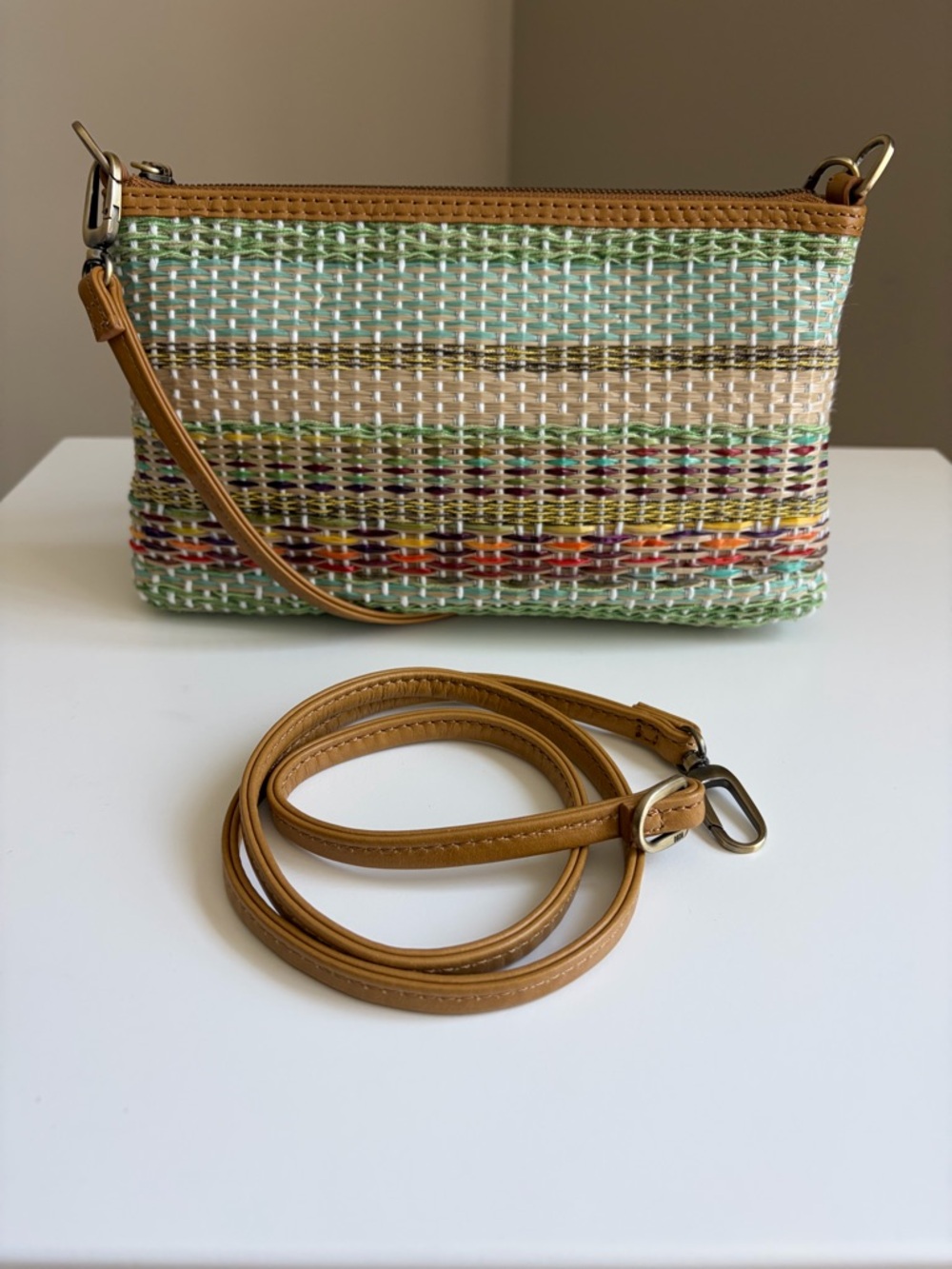 HOBO Darcy Sea Dream Stripe Crossbody - Picture 3 of 15